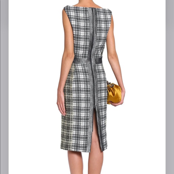 ANTONIO BERARDI
Metallic woven-paneled checked dress size Size: IT 44 US8 - Picture 8 of 12